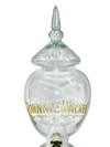 A Very Special Johnnie Walker Cut Crystal and Glass Decanter, Scotland Late 19th Century