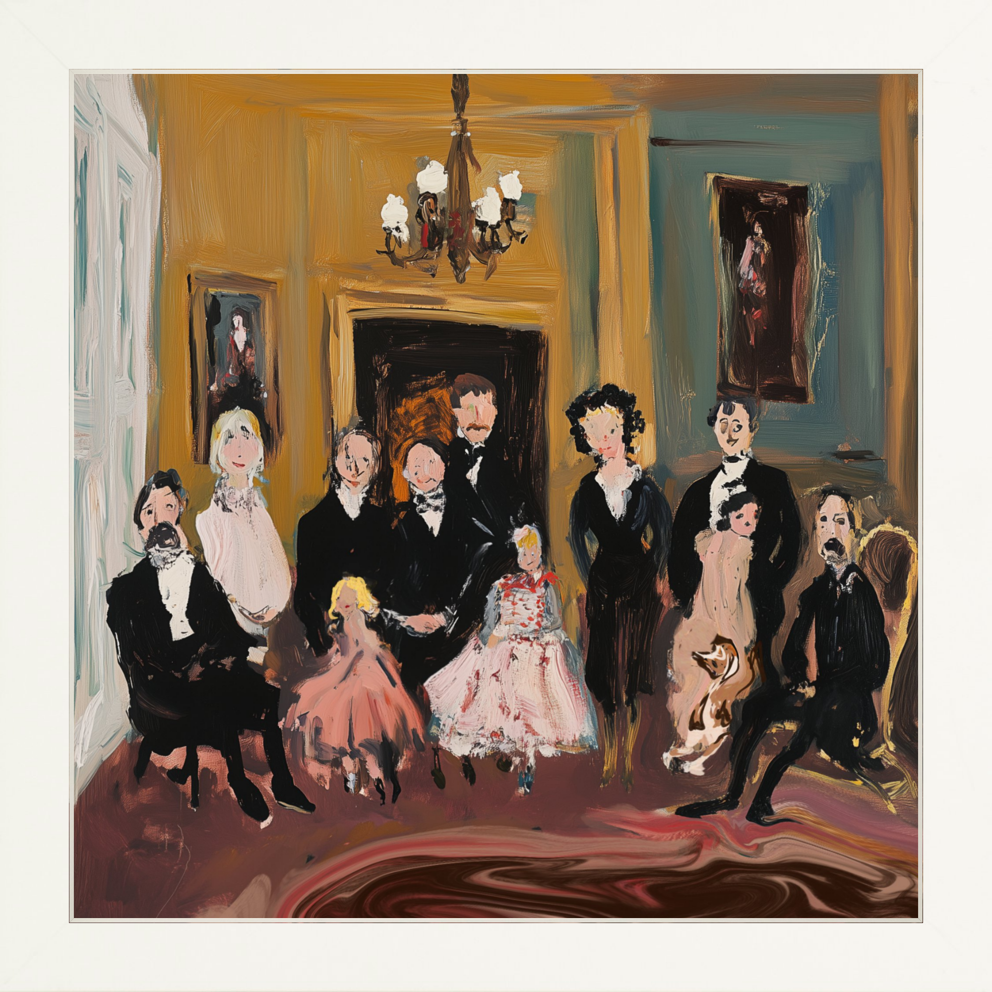 Tuxedo Park Print Shop Family Portrait